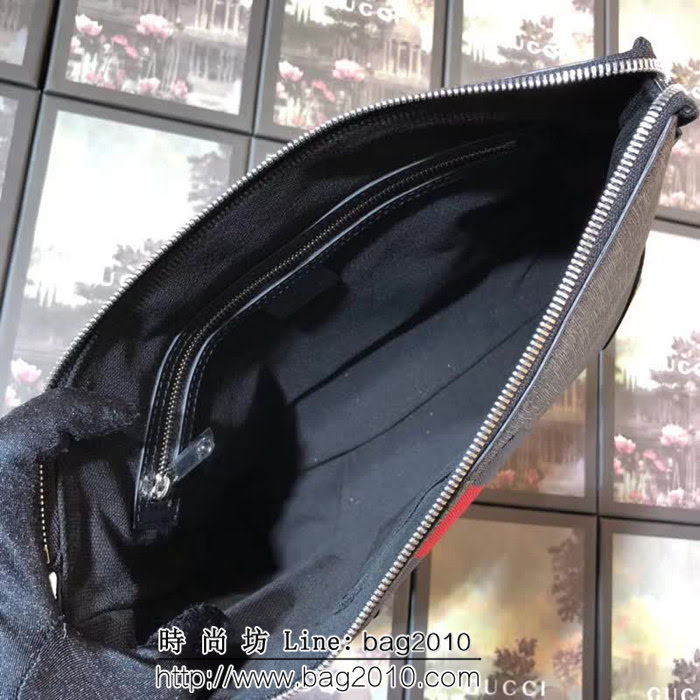 GUCCI古馳 專櫃最新上新 頂級原單 百搭款 男士手拿包 523603 克膠 WTG1910